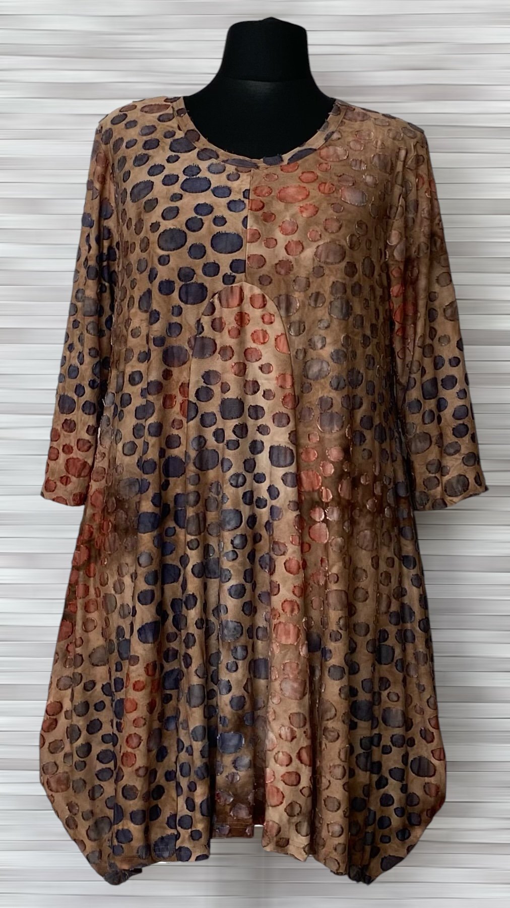 tunika new jersey fashion w ozdobne kółka tunika new jersey fashion w ozdobne kółka