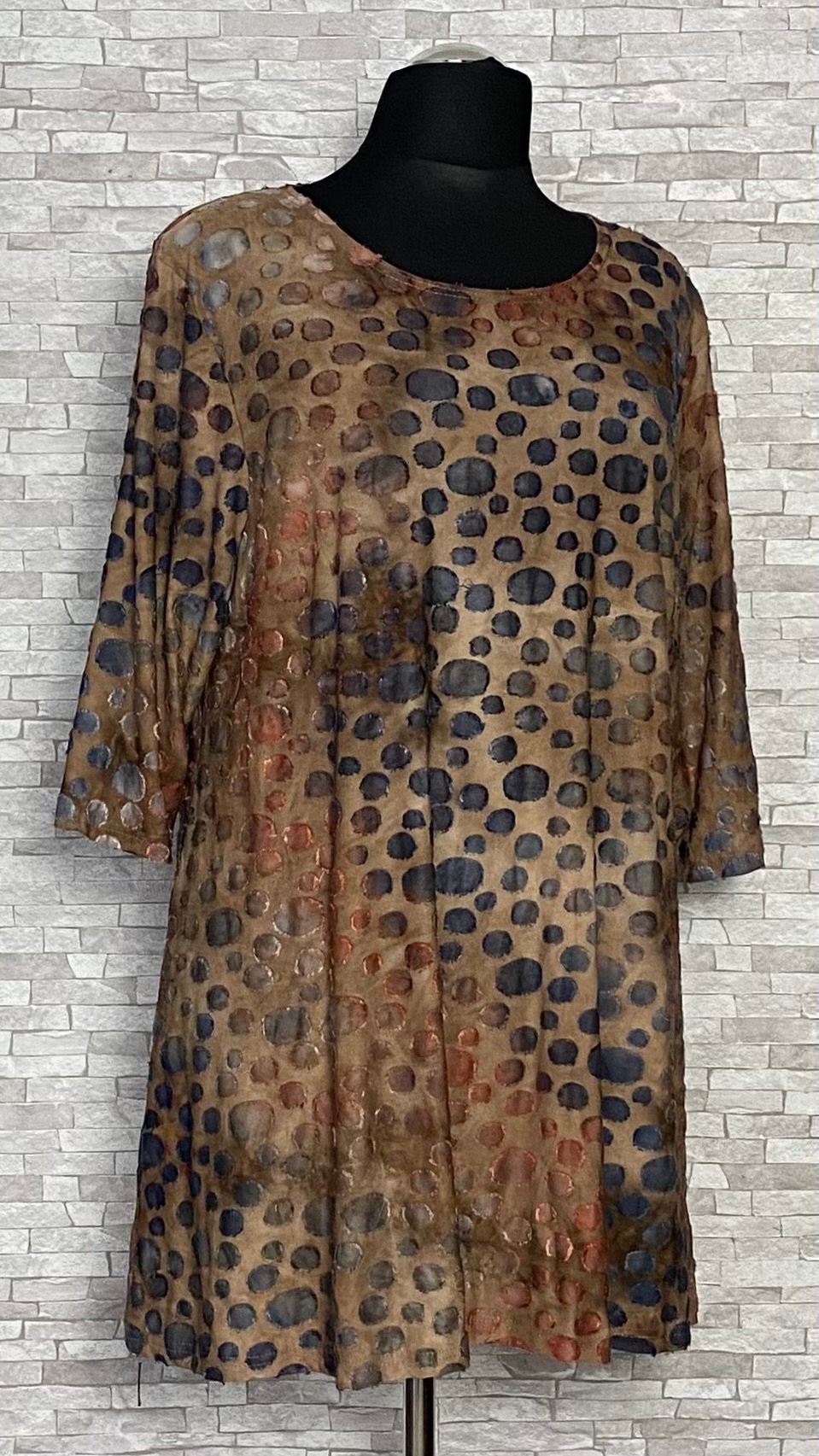 tunika new jersey fashion w ozdobne kółka tunika new jersey fashion w ozdobne kółka