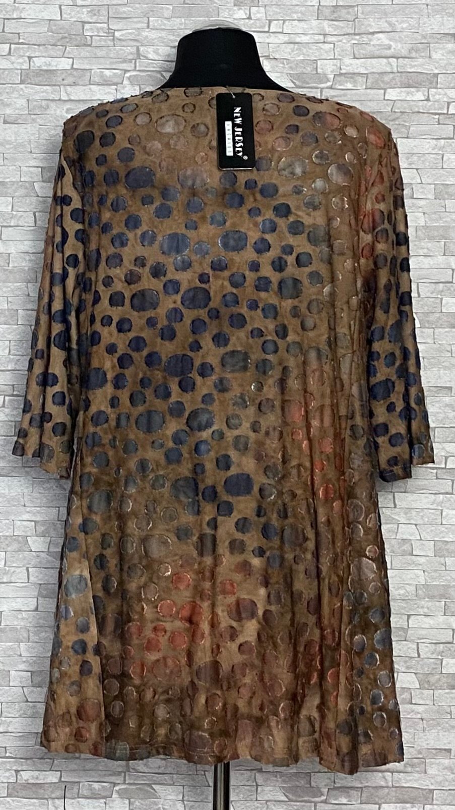 tunika new jersey fashion w ozdobne kółka tunika new jersey fashion w ozdobne kółka