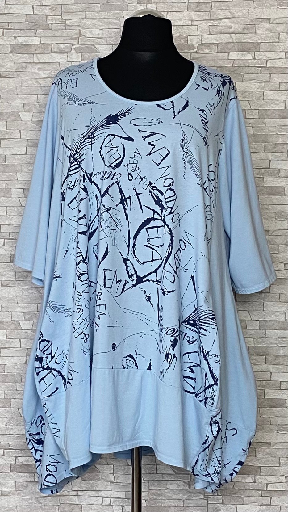 bawełniana tunika moonshine mode z szerszym dołem bawełniana tunika moonshine mode z szerszym dołem