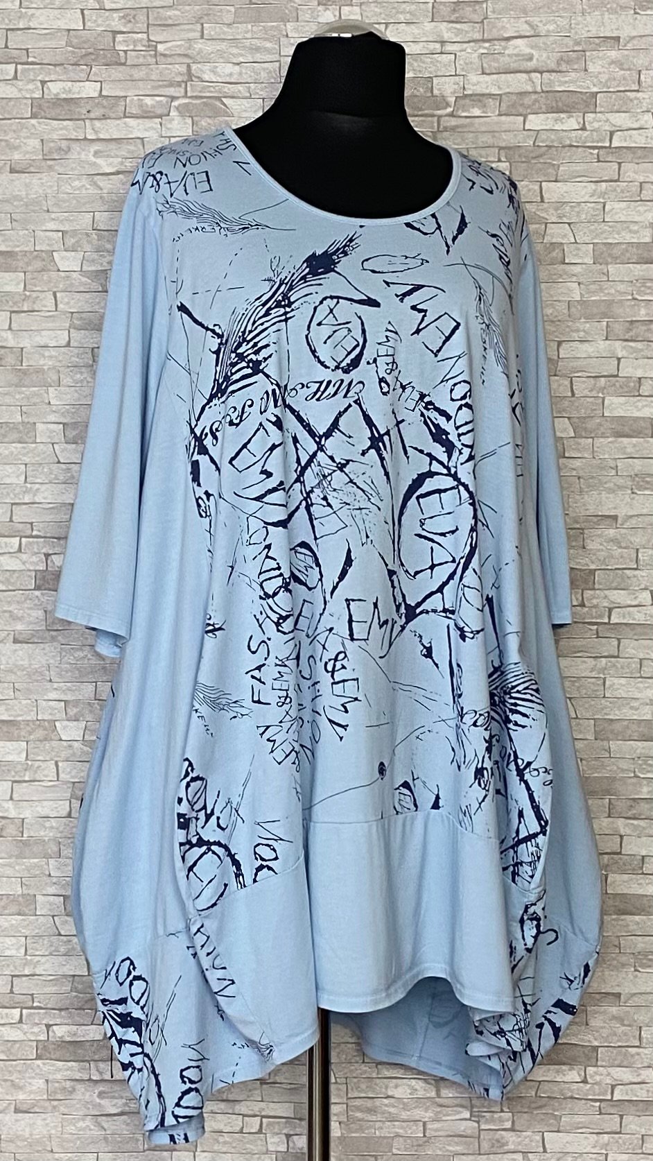 bawełniana tunika moonshine mode z szerszym dołem bawełniana tunika moonshine mode z szerszym dołem