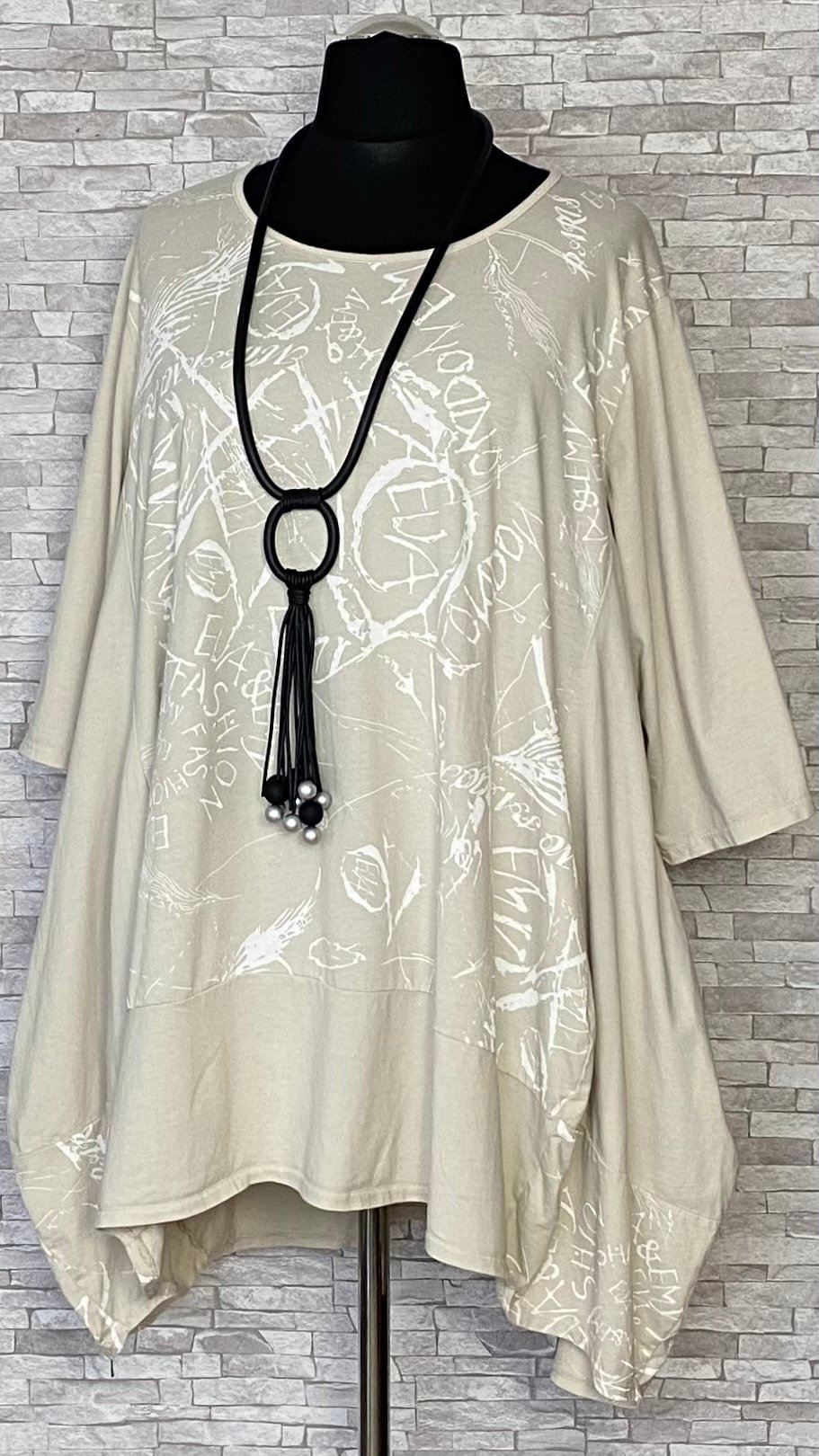 bawełniana tunika moonshine mode z szerszym dołem bawełniana tunika moonshine mode z szerszym dołem