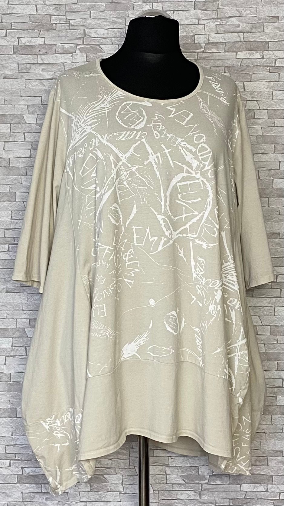 bawełniana tunika moonshine mode z szerszym dołem bawełniana tunika moonshine mode z szerszym dołem