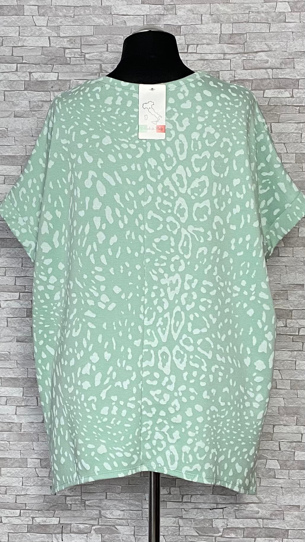 asymetryczna bluzka w panterkę asymetryczna bluzka w panterkę