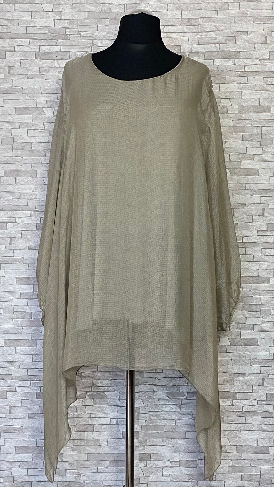 wiskozowo jedwabna tunika moonshine mode na podszewce wiskozowo jedwabna tunika moonshine mode na podszewce