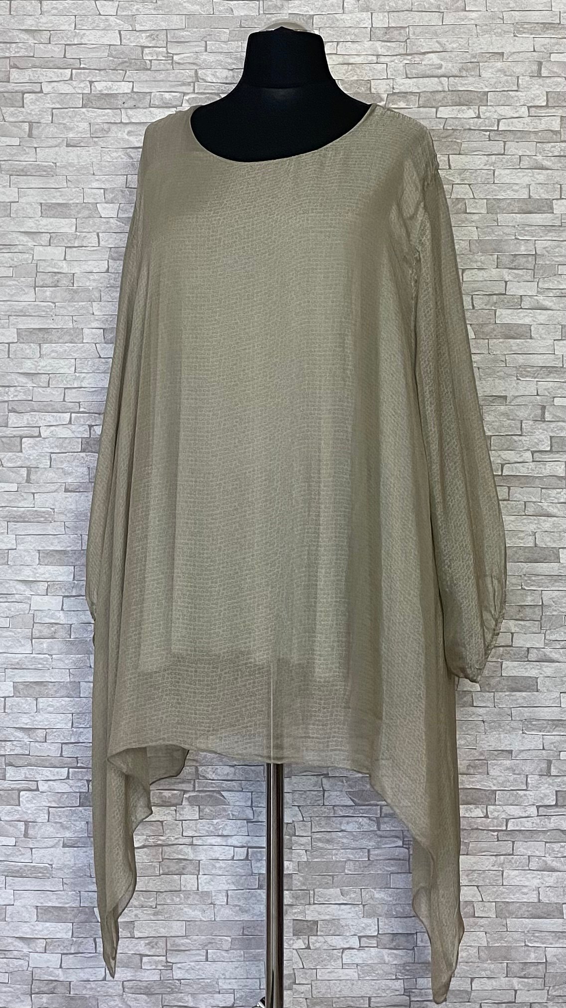 wiskozowo jedwabna tunika moonshine mode na podszewce wiskozowo jedwabna tunika moonshine mode na podszewce