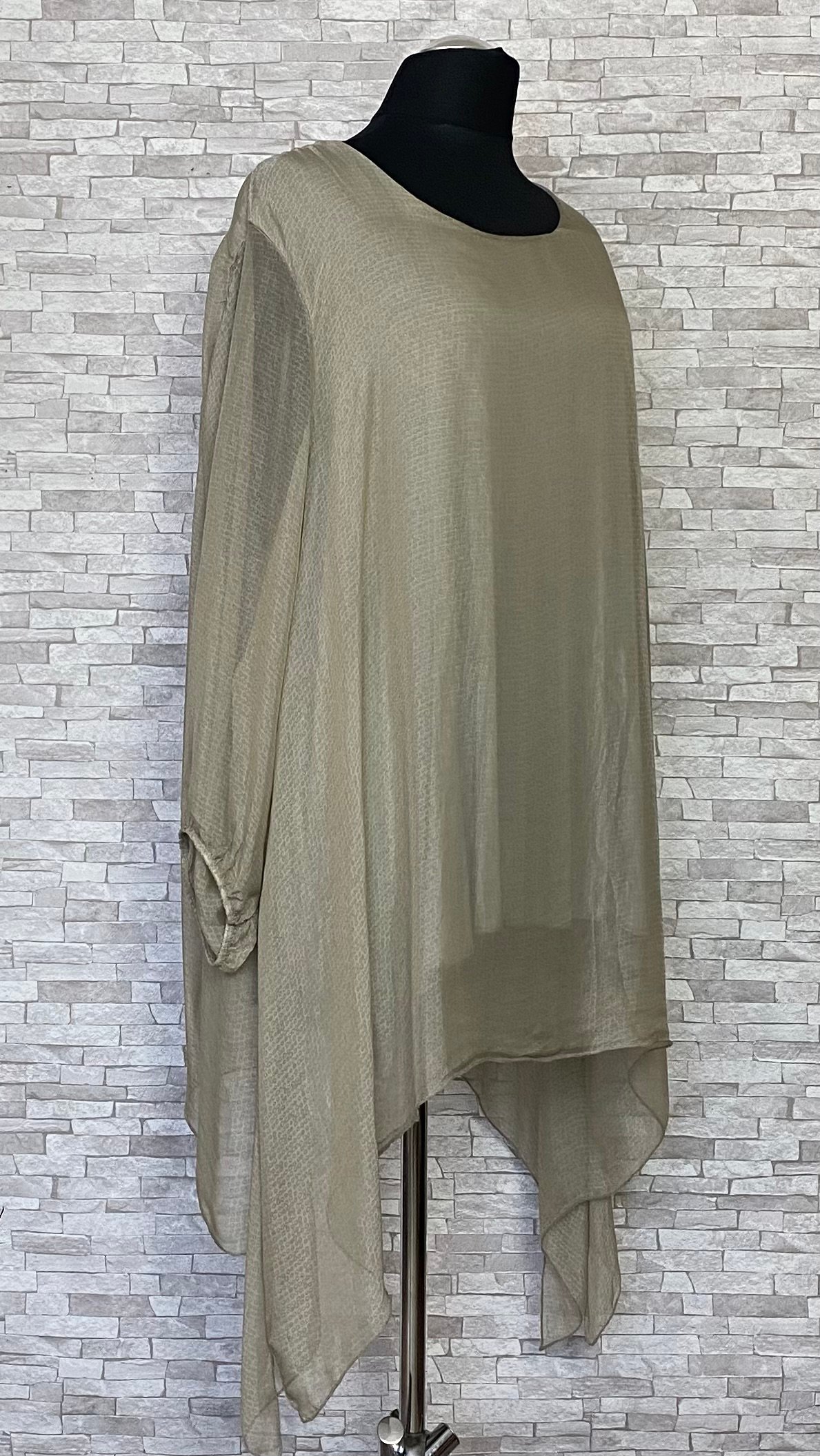 wiskozowo jedwabna tunika moonshine mode na podszewce wiskozowo jedwabna tunika moonshine mode na podszewce