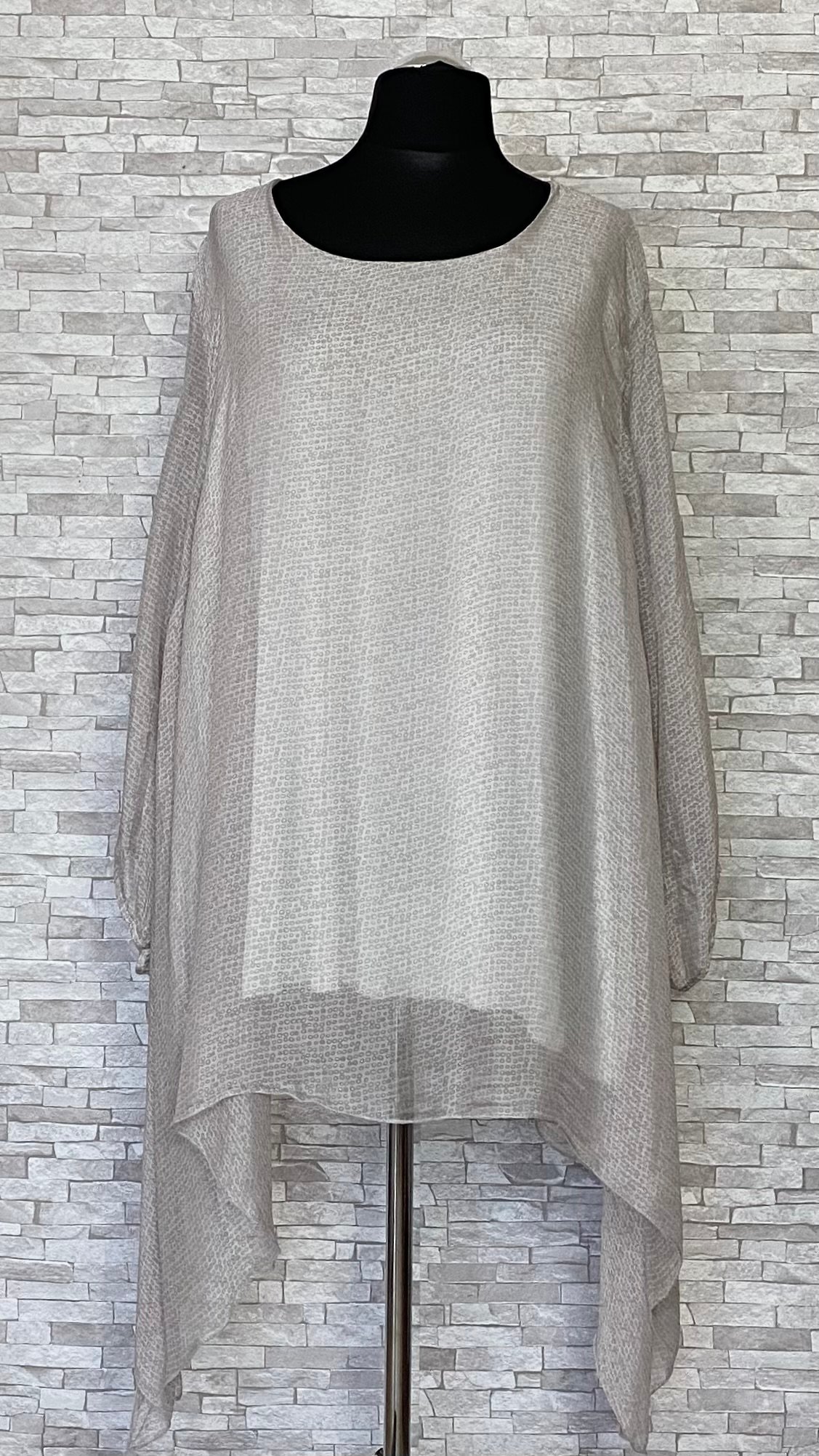 wiskozowo jedwabna tunika moonshine mode na podszewce wiskozowo jedwabna tunika moonshine mode na podszewce