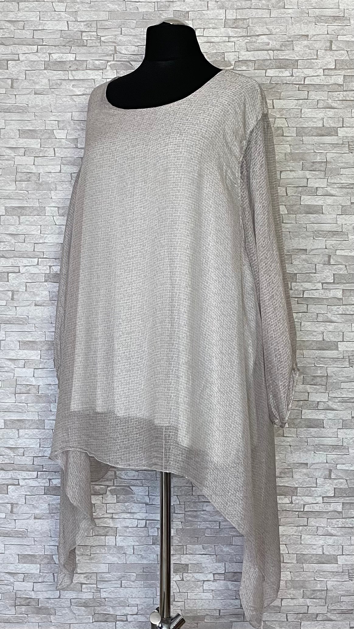 wiskozowo jedwabna tunika moonshine mode na podszewce wiskozowo jedwabna tunika moonshine mode na podszewce