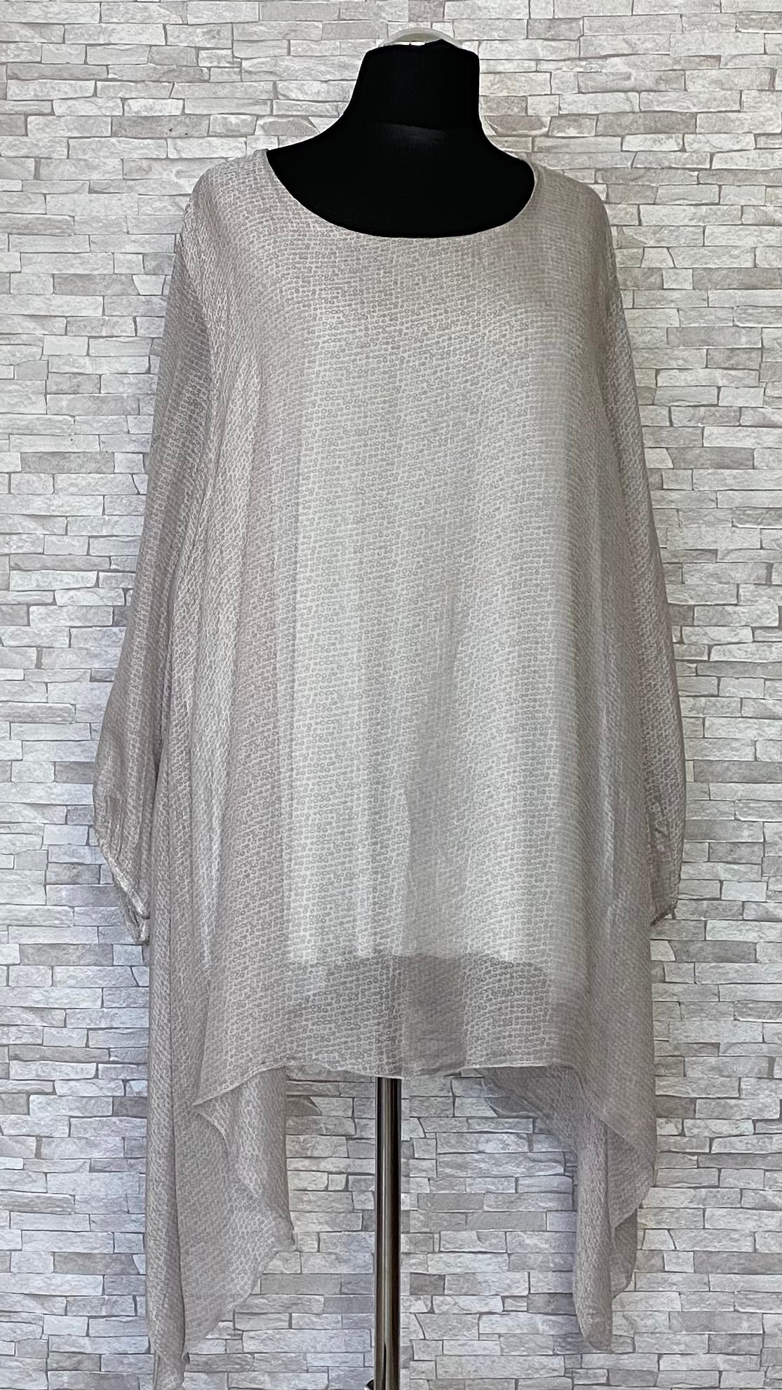 wiskozowo jedwabna tunika moonshine mode na podszewce wiskozowo jedwabna tunika moonshine mode na podszewce