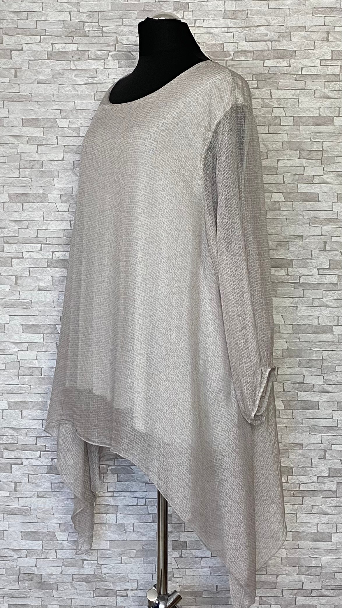 wiskozowo jedwabna tunika moonshine mode na podszewce wiskozowo jedwabna tunika moonshine mode na podszewce