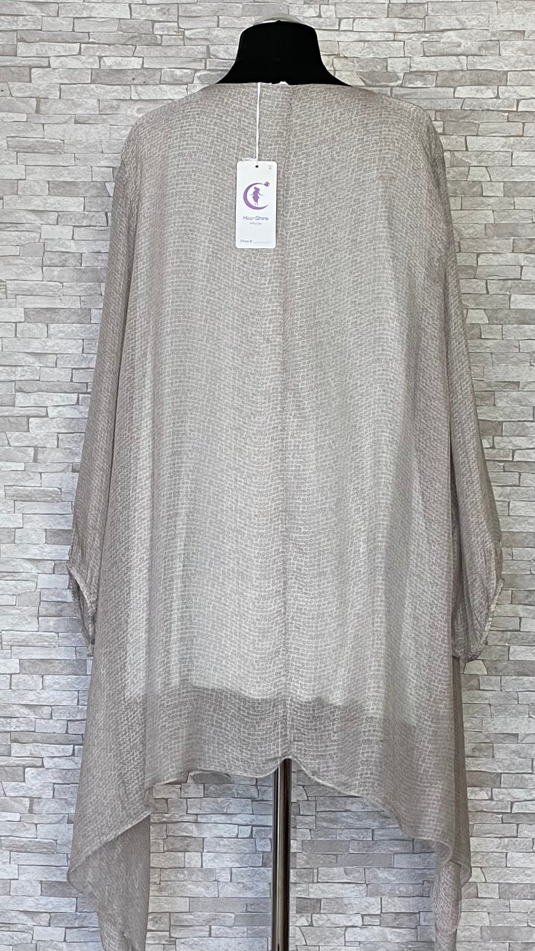 wiskozowo jedwabna tunika moonshine mode na podszewce wiskozowo jedwabna tunika moonshine mode na podszewce