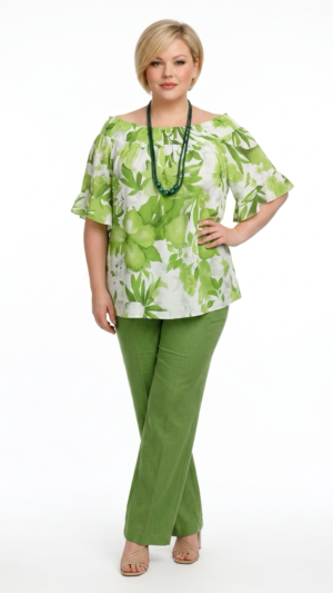 wiskozowa bluzka w kwiaty