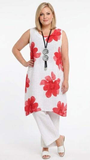 lniano bawełniana sukienka mb germany z kieszeniami