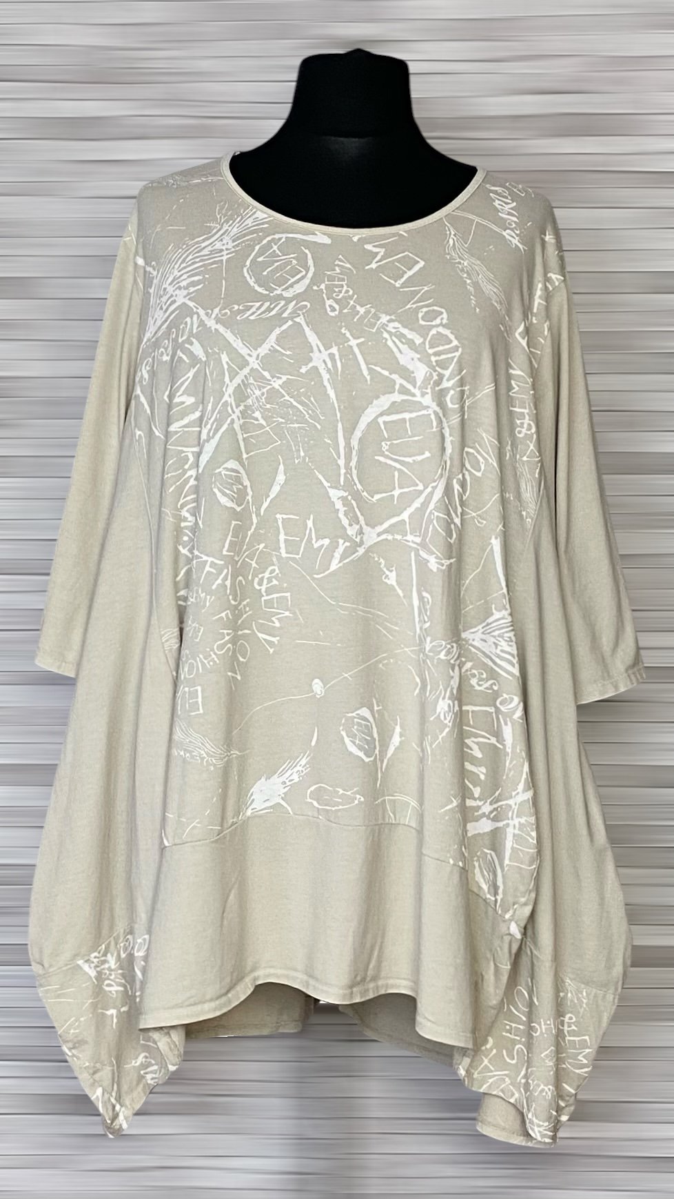 bawełniana tunika moonshine mode z szerszym dołem bawełniana tunika moonshine mode z szerszym dołem