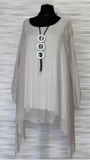 Home wiskozowo jedwabna tunika moonshine mode na podszewce