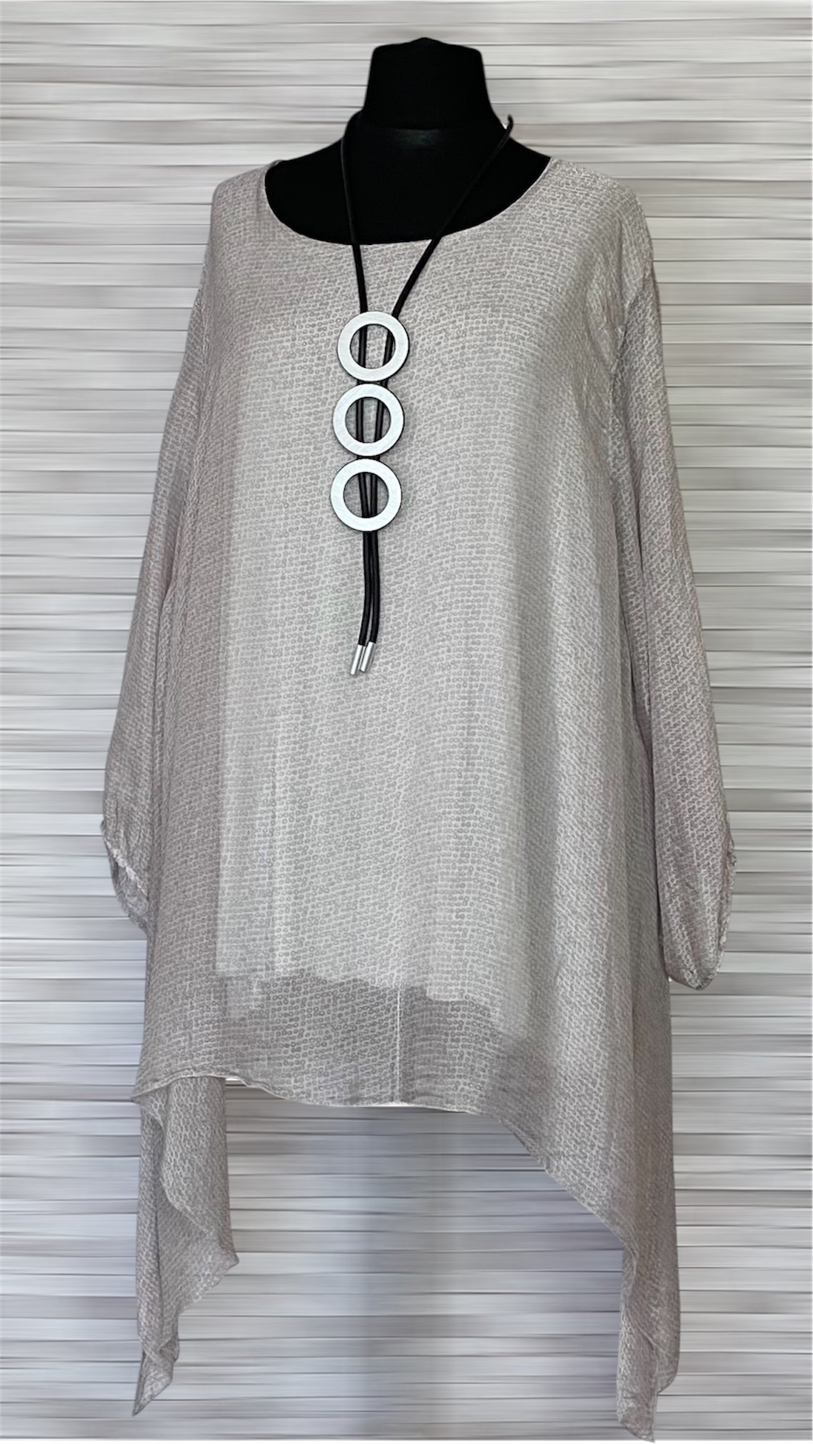 wiskozowo jedwabna tunika moonshine mode na podszewce wiskozowo jedwabna tunika moonshine mode na podszewce