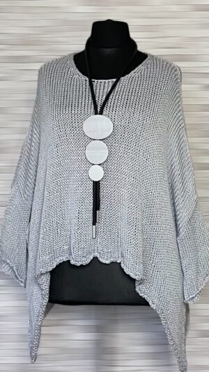 dzianinowy sweter moonshine mode